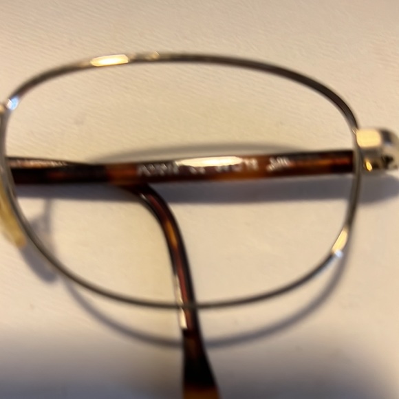 Authentic VTG Charriol Eyeglasses Frames tortoise shell gold unisex frame - Picture 3 of 4